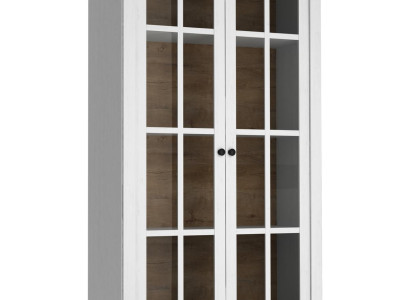 Classic Glass Bar Wood Wardrobe Glass Cabinet Display Case Display Cabinet Living Room